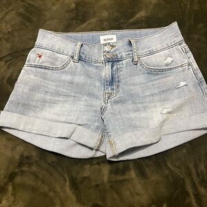 Hudson Jeans Faded Blue cuff Ruby Jean Shorts 28